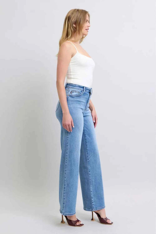 Full Size Wide Leg Jeans with Pockets f3cc693d-56d2-41ed-92be-6a8bdc1207bd-Max