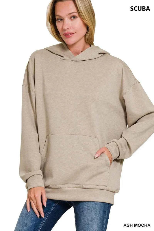 Zenana Oversized Scuba Hoodie with Kangaroo Pocket f3cd176941cb40b9b6d90a4605024e12-Max-Origin