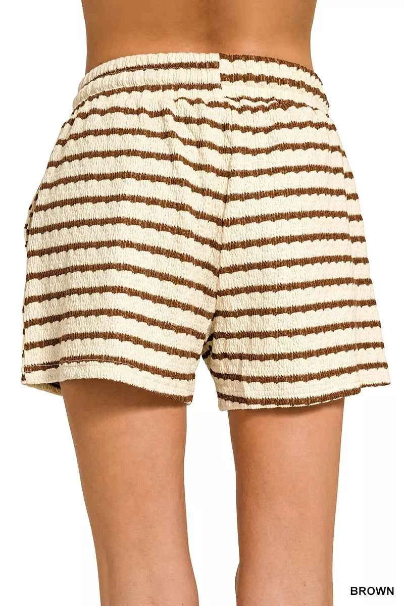 Zenana Striped Short Sleeve Tee & Shorts Set f3d3ab68cf504aed87b593eb048d4431-Max-Origin