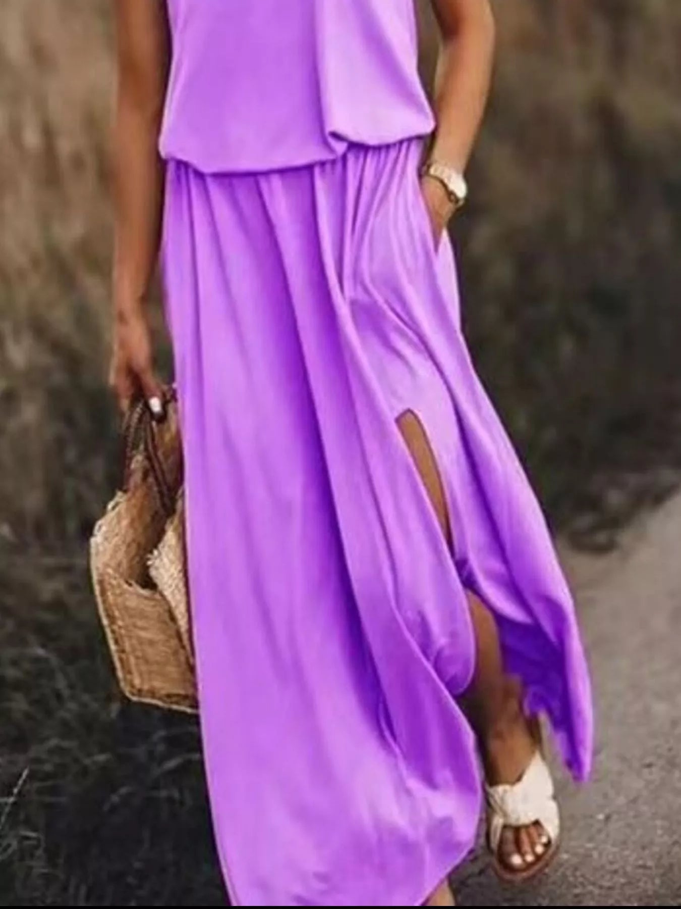 Full Size Round Neck Sleeveless Slit Maxi Dress Plus Size f3eaee09-e1d7-46a2-a1a7-667f95ee74c9-Max-Origin