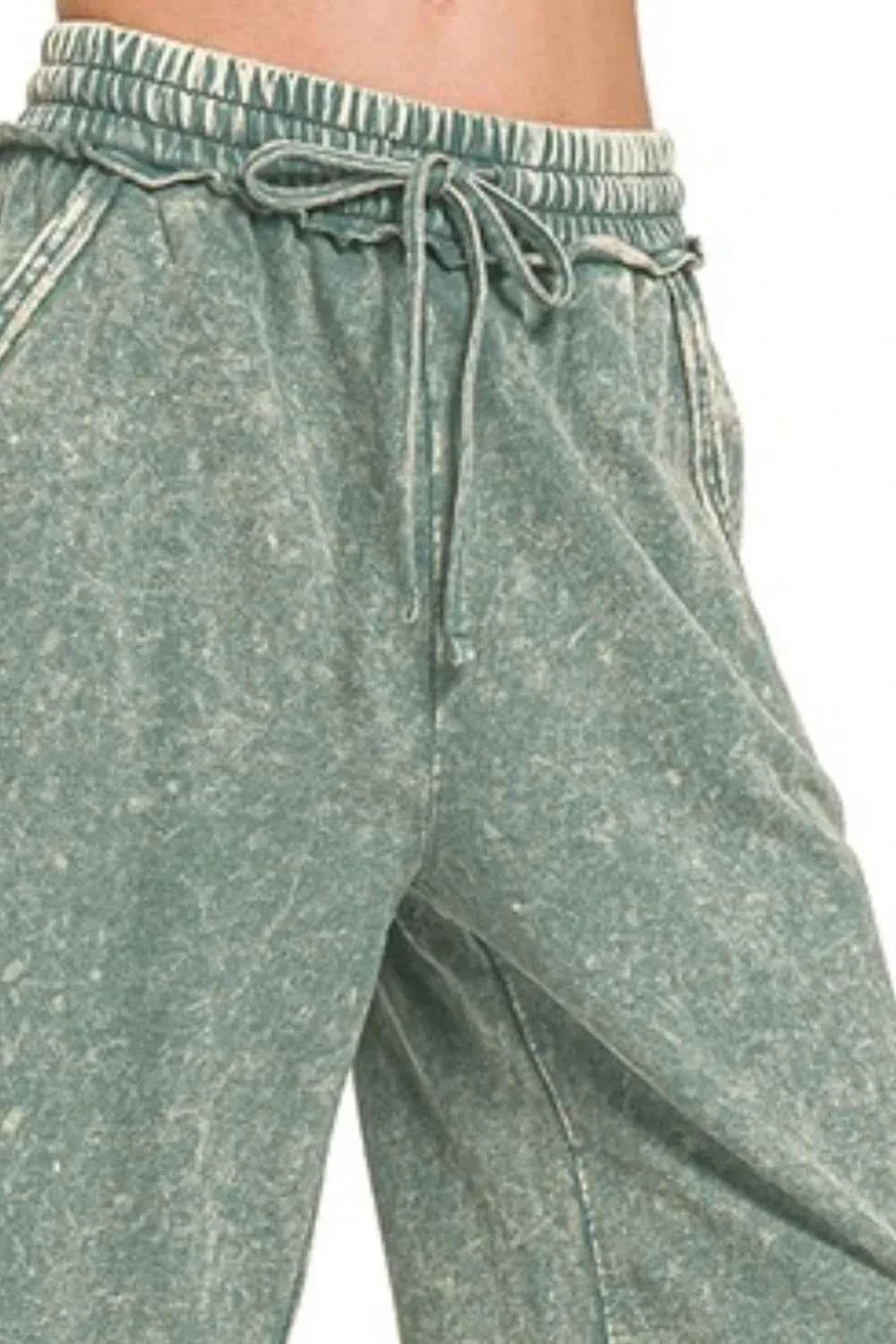 Washed French Terry Palazzo With Pockets f3efc3ae-3891-4145-a59b-2f8fe6757373-Max-Origin