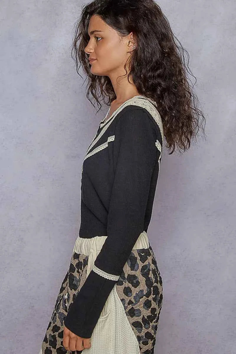 Ribbed Half Button Lace Detail Knit Top f4011fc2-11bc-4b55-aa73-b181fe20719f-Max-Origin