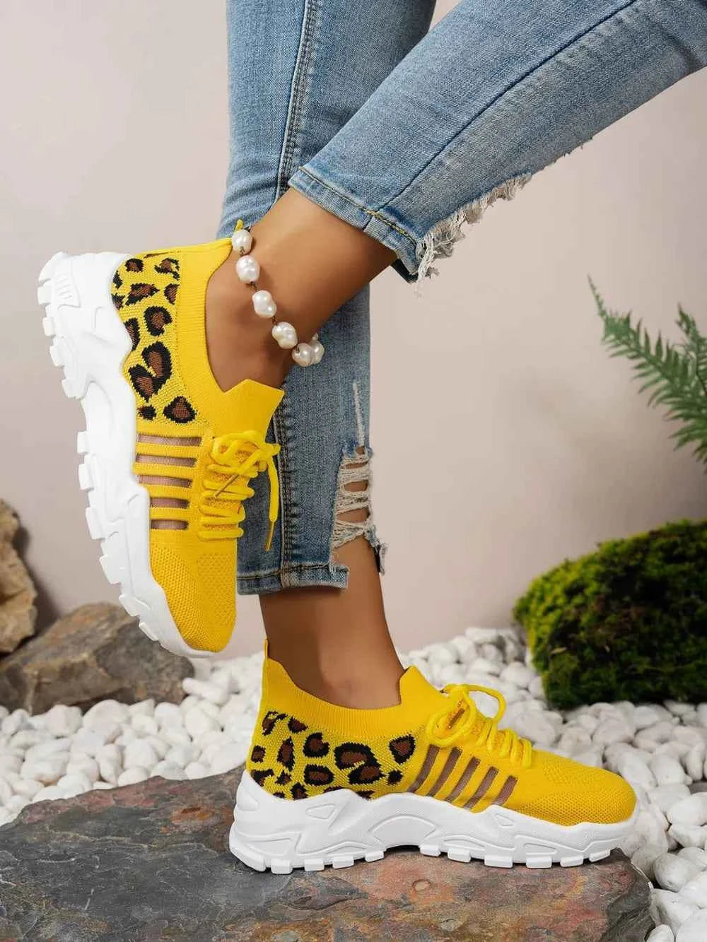 Cutout Leopard Lace Up Mesh Athletic f4205dcd-5e8c-4f2d-a952-bed0d2769c28-Max