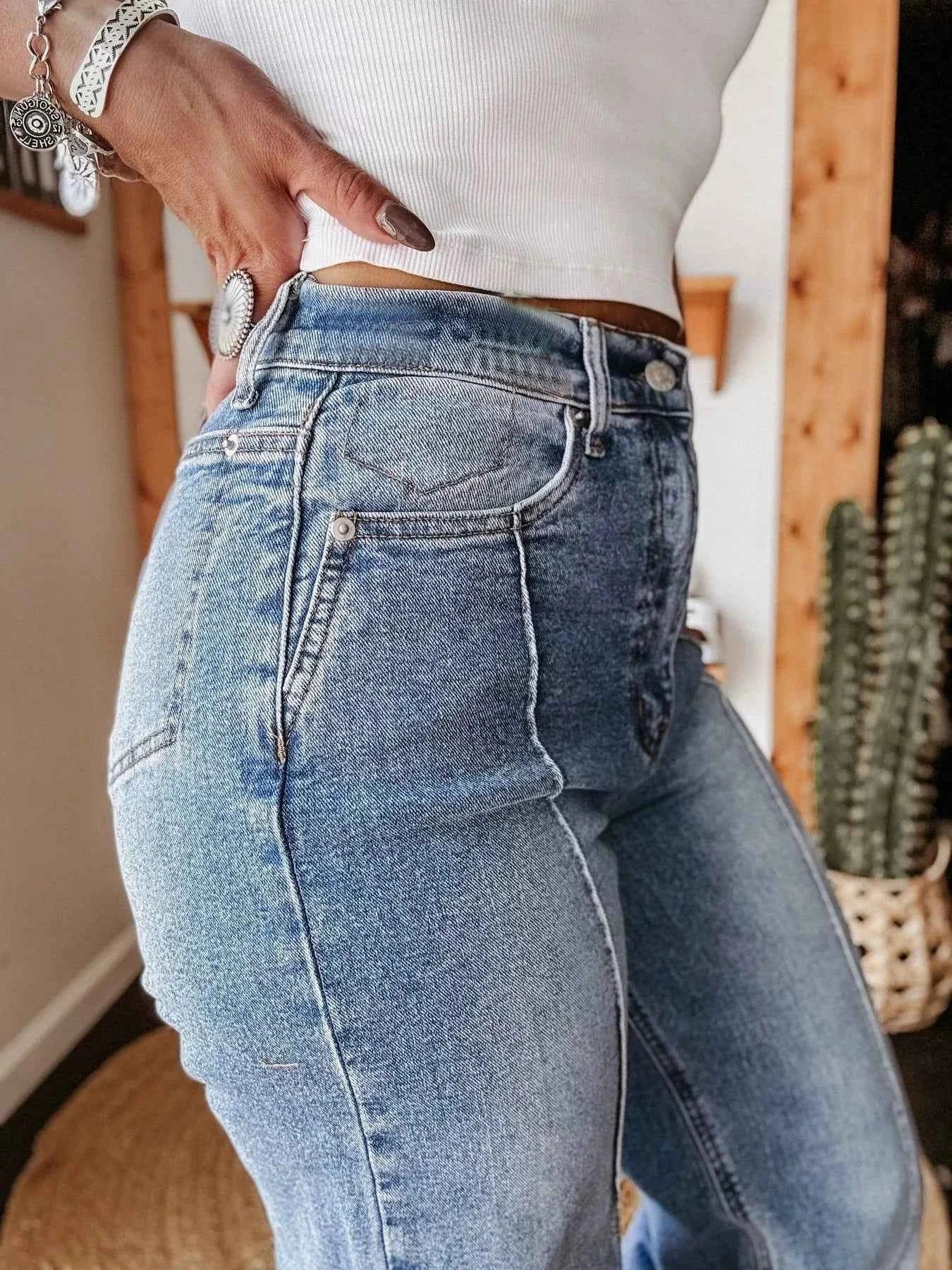 High-Waisted Wide Leg Cuffed Jeans f4437f284e39468ca91e39ba7fa7ef83-Max-Origin