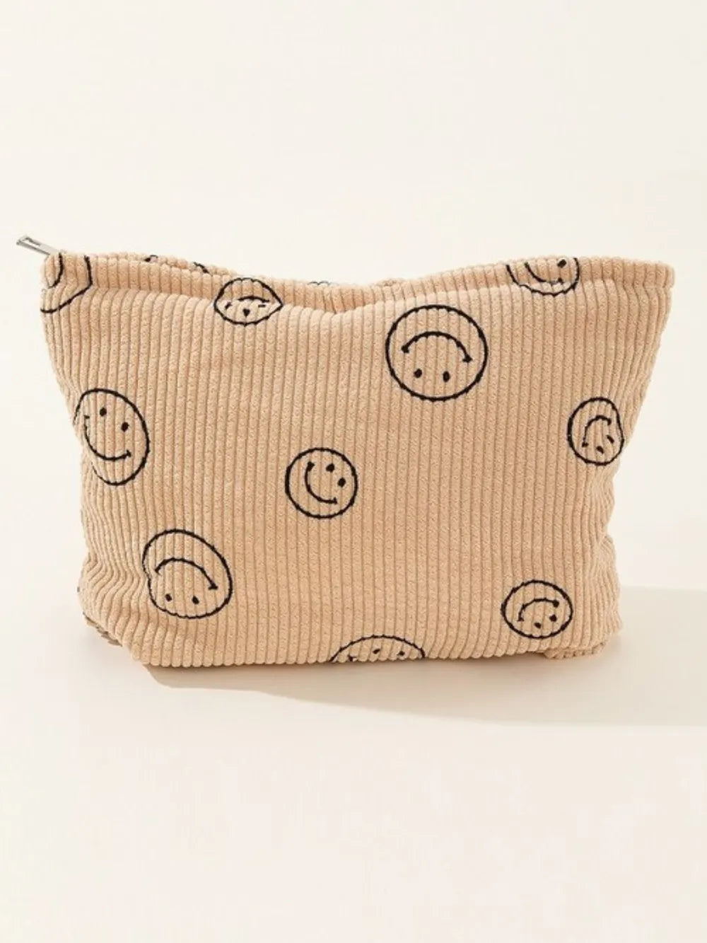 Zenana Corduroy Smile Clutch Bag Tan One Size f45d730b-5296-422b-8113-5ca6a6e22ba6-Max