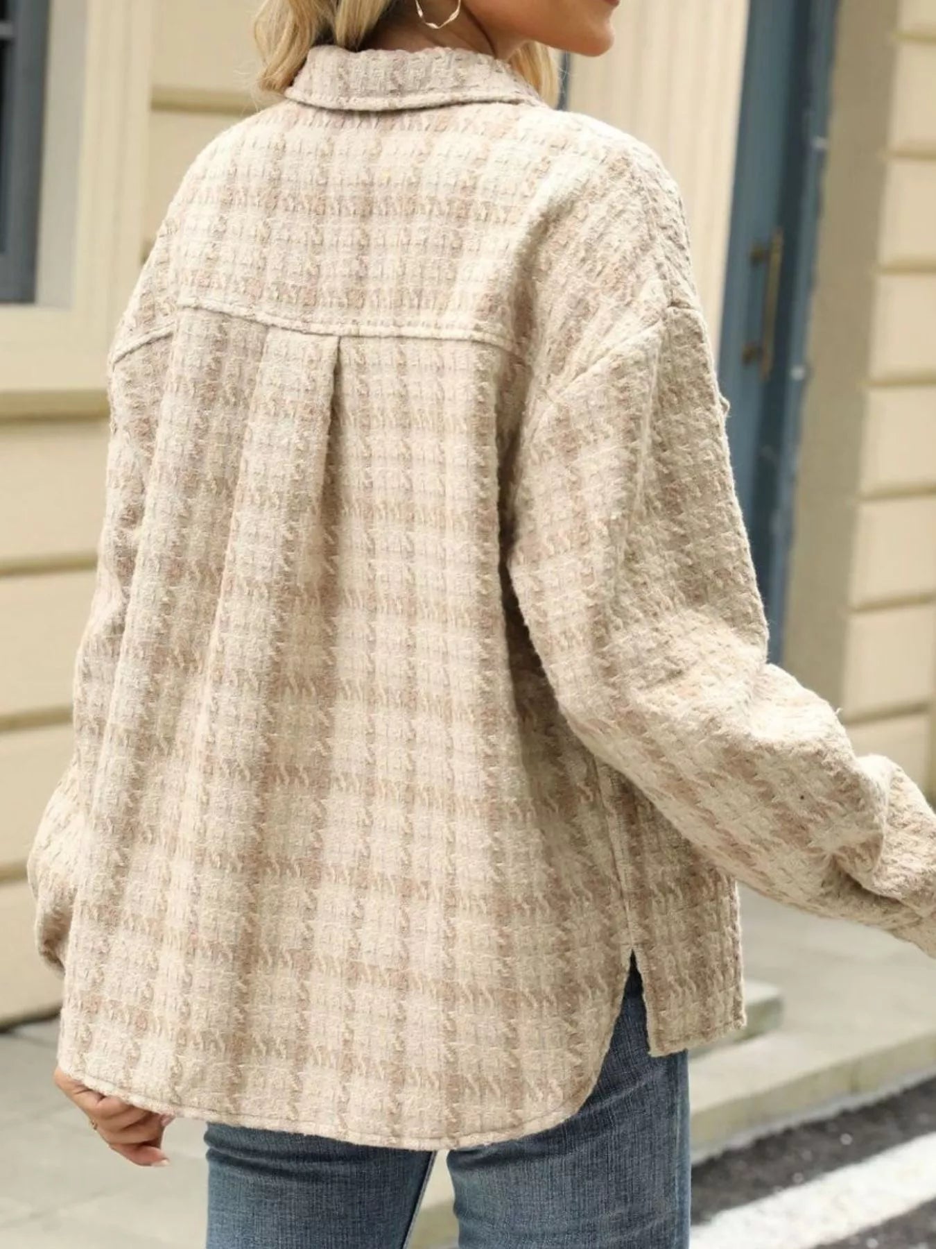 Plaid Button Up Long Sleeve Jacket f482c7fa-d38d-40db-b992-4479a0f0726e-Max-Origin