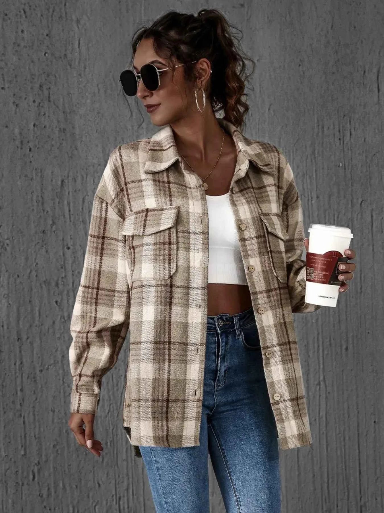Plaid Button-Up Long Sleeve Shirt f48da4ff-4b5c-425c-b2fc-1909bcce6b67-Max-Origin