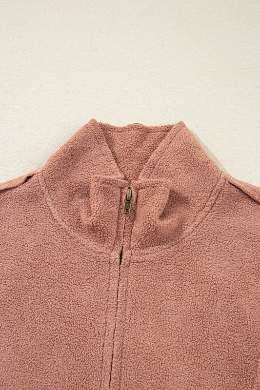 Mabel Half Zipper Baggy Sweatshirt f48e5e6c-58a3-4527-af8c-924ec9639a6a