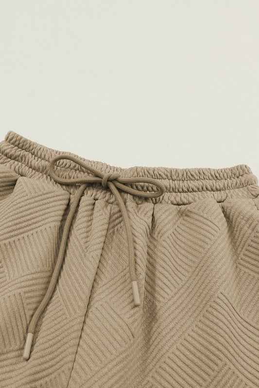 Textured Top and Pants Set f4a780b5-bcf5-4af0-b8a3-8fe84bbe3ba4