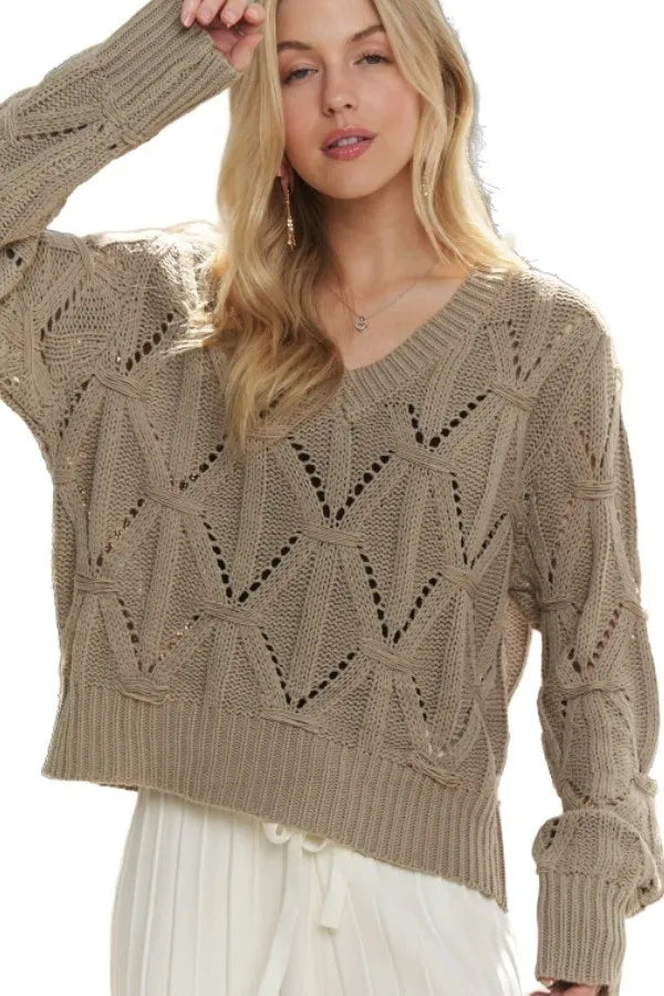 ADORA Loose Fit V Neck Knit Top f4b47354318b448d91cd1843031e8085-Max-Origin
