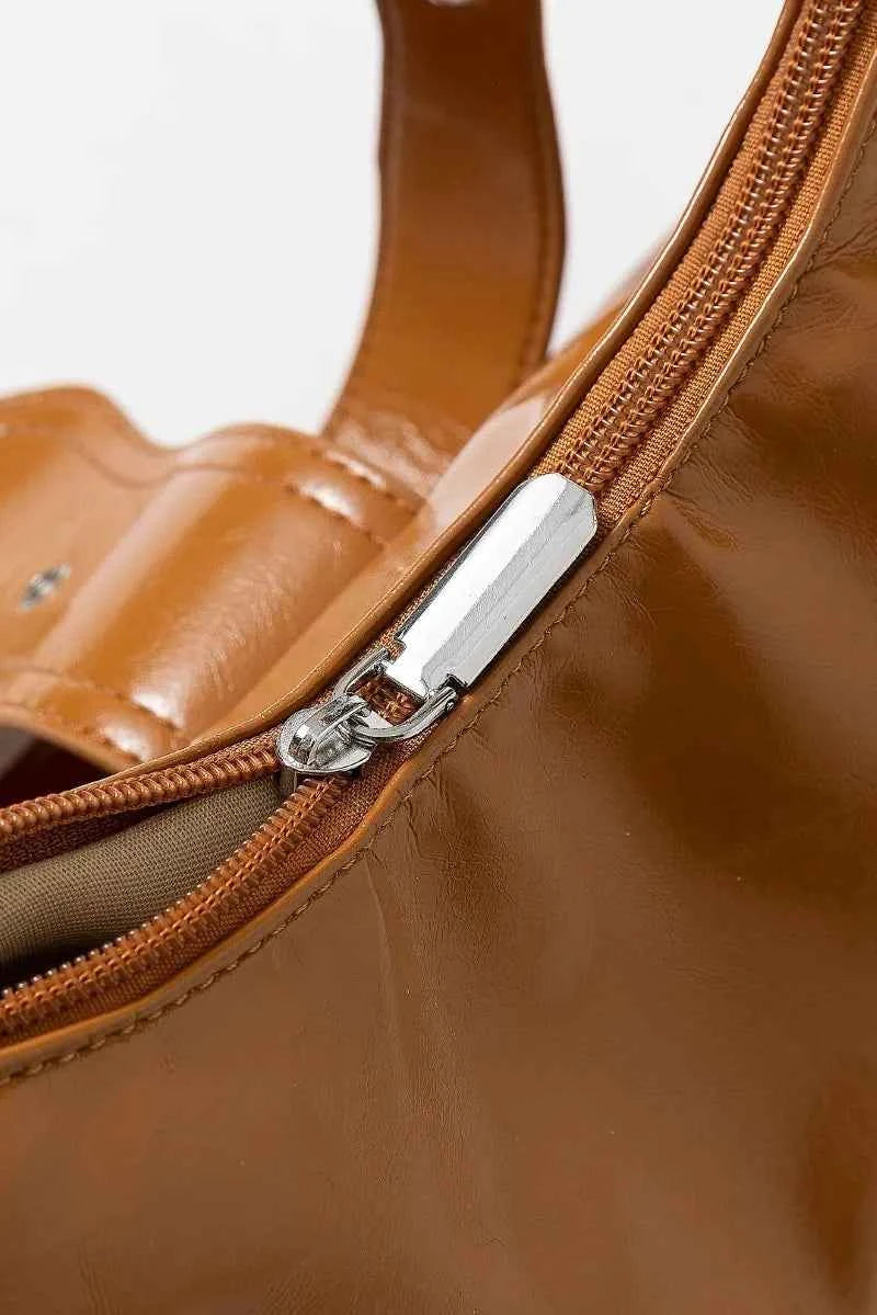 Fame Faux Leather Studded Trim Shoulder Bag f4de69a134a34a6cbcdef229960f1612-Max-Origin