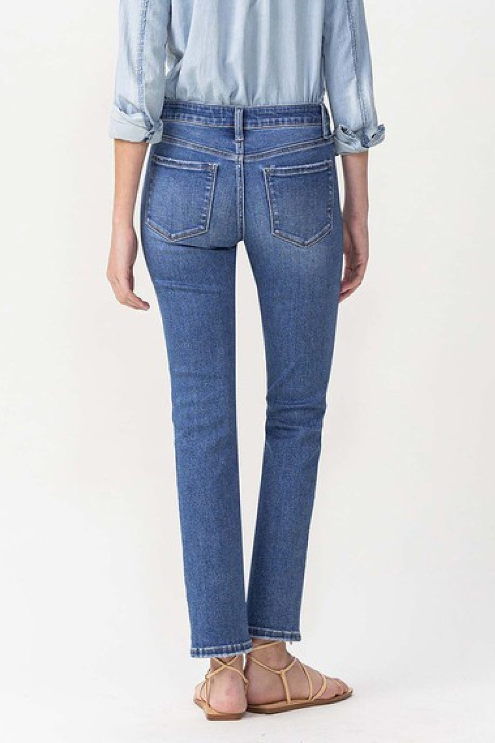 Lovervet Full Size Maggie Midrise Slim Ankle Straight Jeans f4ec9c2958d74df99543d98044606864-Max