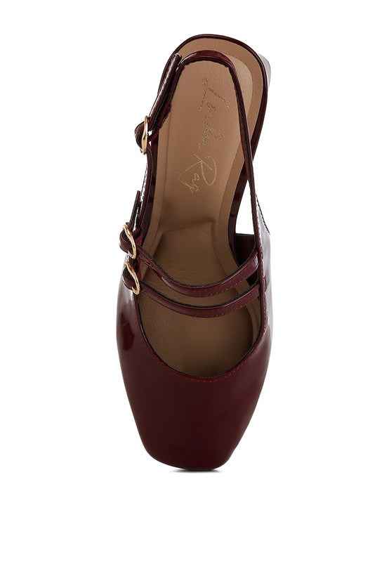 Cananga Block Heel Slingback Sandals f4ff0fc4-3d89-44e5-a7bb-92e72b59d707