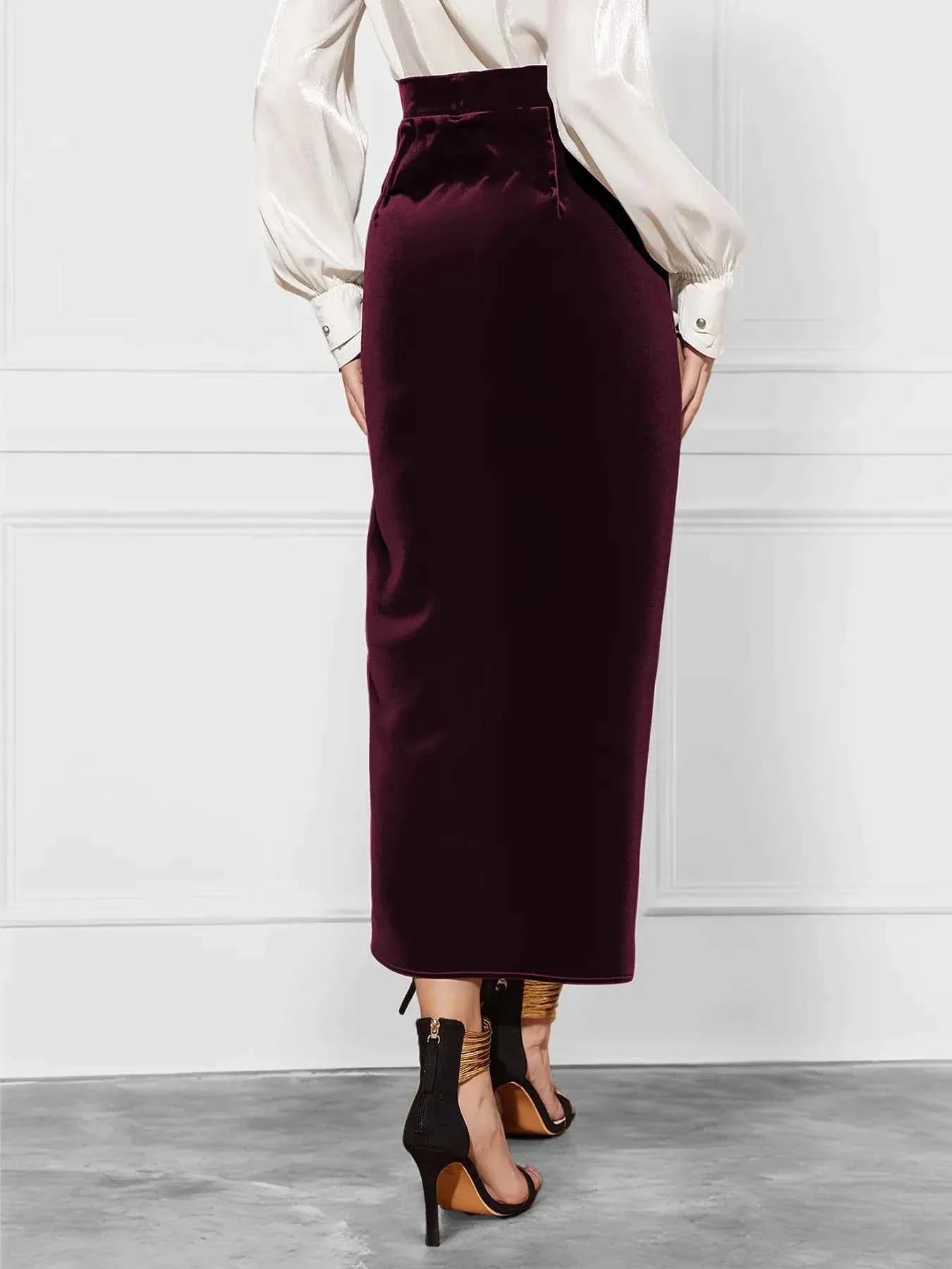 Side Tied Velvet Skirt f51532f2882546daa76953152f91a080-Max-Origin