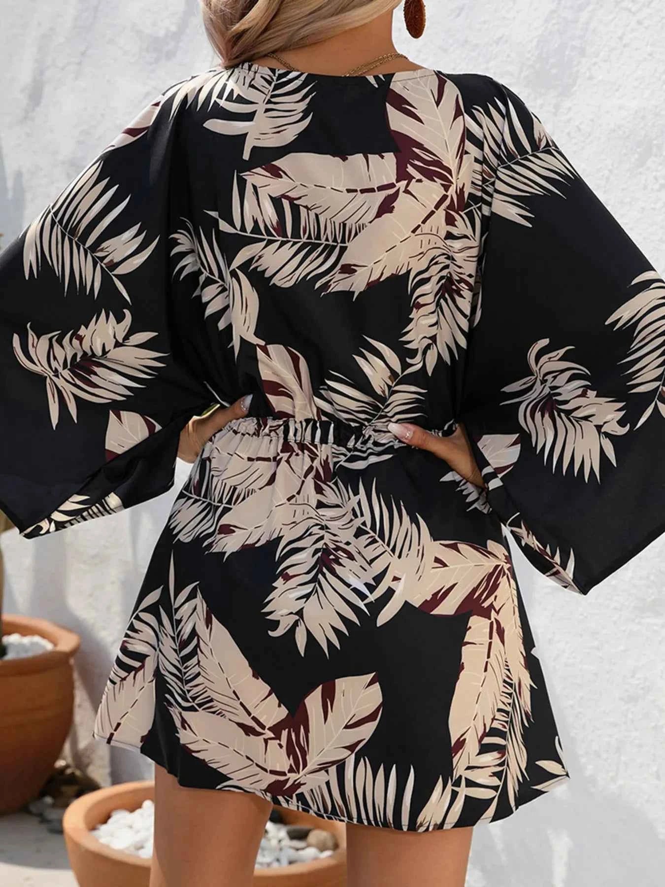 Color Block Drawstring Waist Button Up Dress f553eb26bd7a408080b757141e2f7aef-Max-Origin