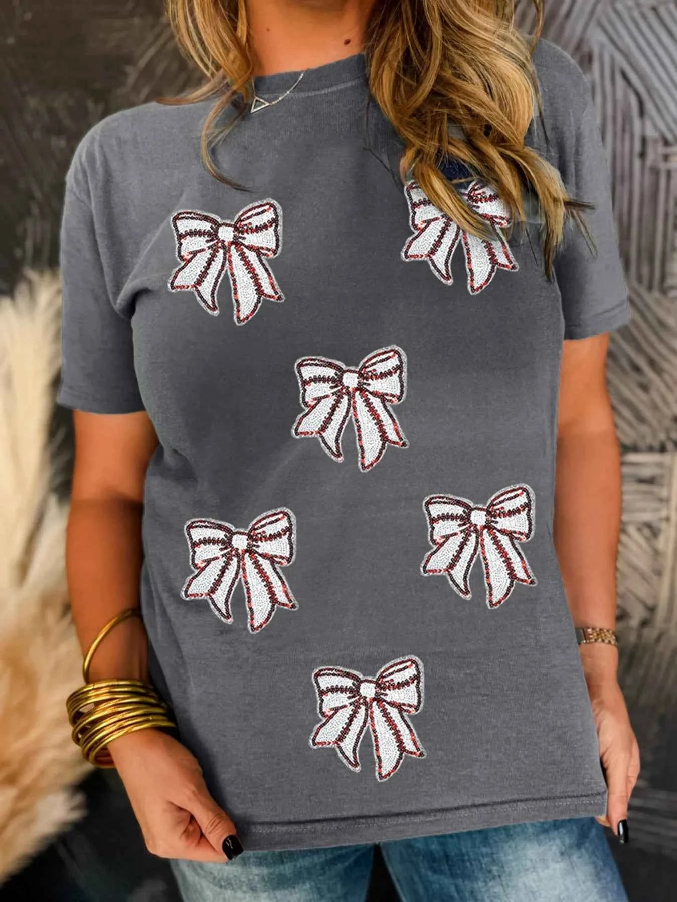 Sequin Bow Short Sleeve Tee f554e89994004bda83f39593929f2214-Max-Origin