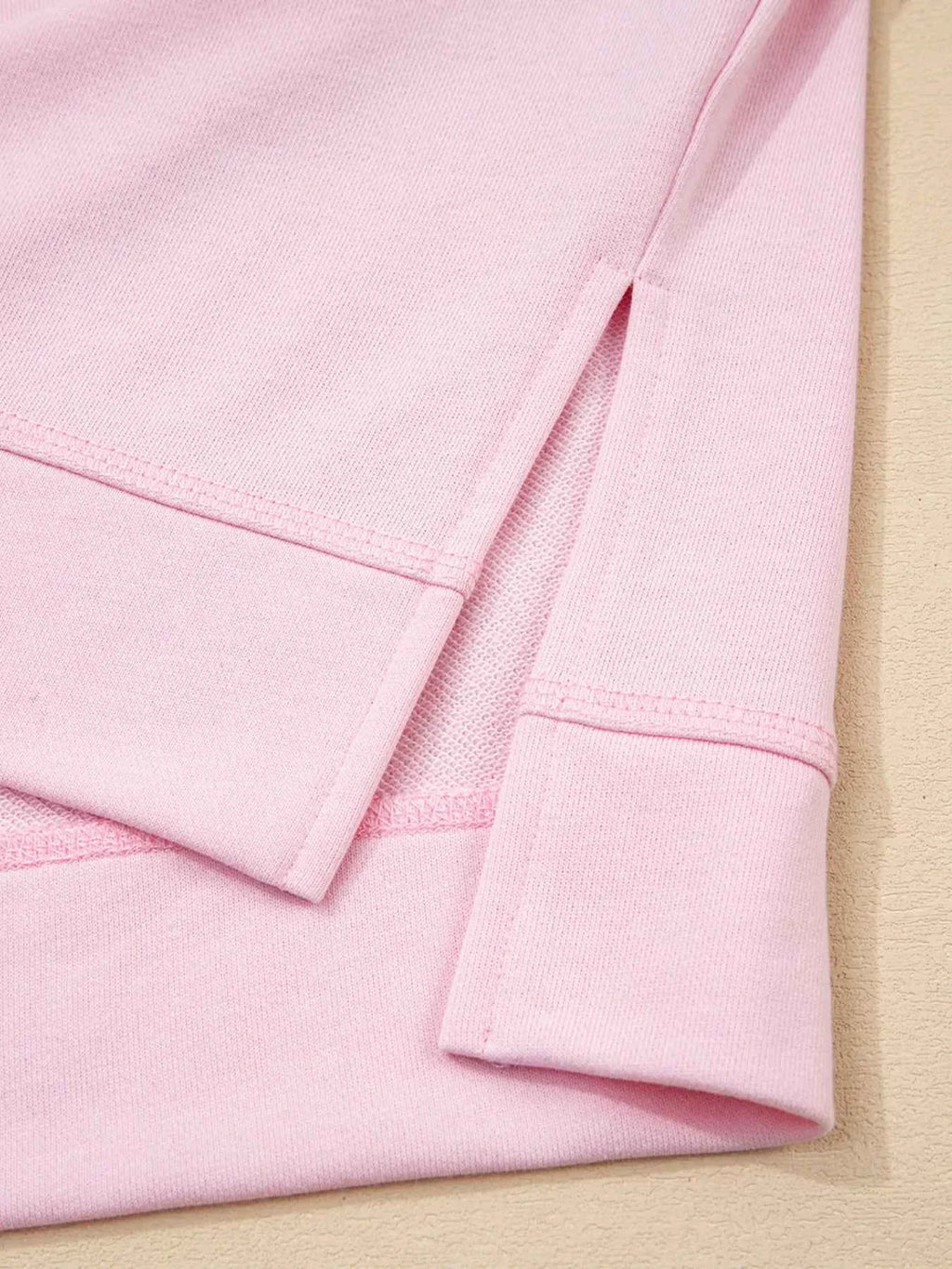 Striped Color Block Patchwork Raglan Sleeve Top with Slits f556f41002be46e3acfec1a8172395a3-Max-Origin