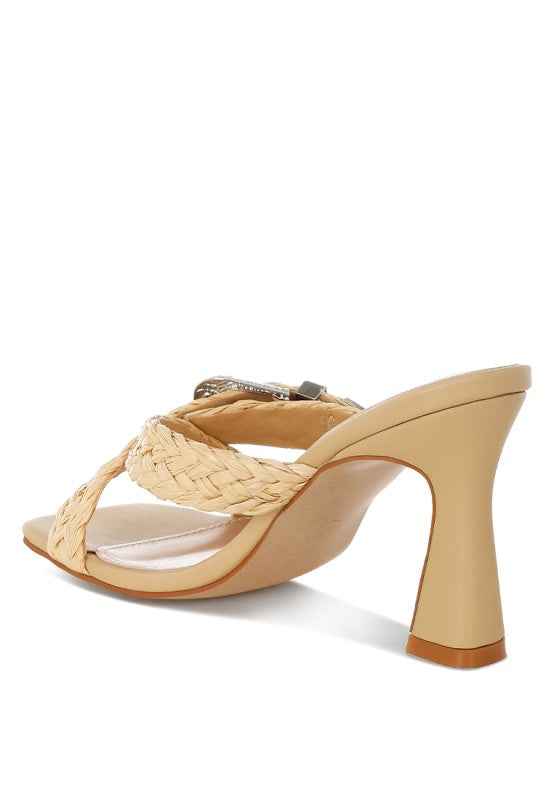 Nimaya Braided Criss-Cross Strap Sandals f577b5e8-2824-4907-aa05-66a35add3045