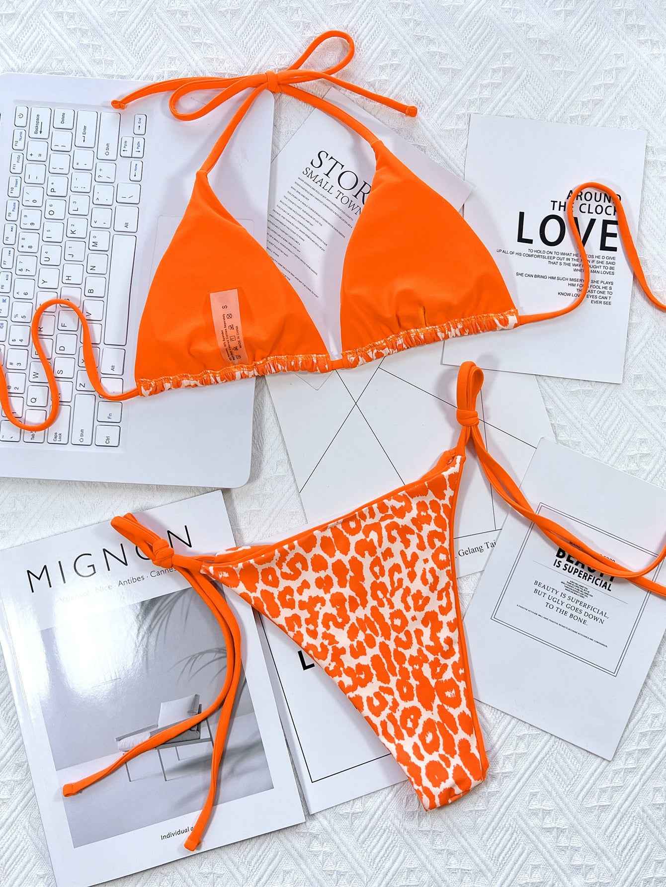 Leopard Print Halter Neck Tie Side Bikini Set f5872766faaa4f84876a1557f55e6d17-Max