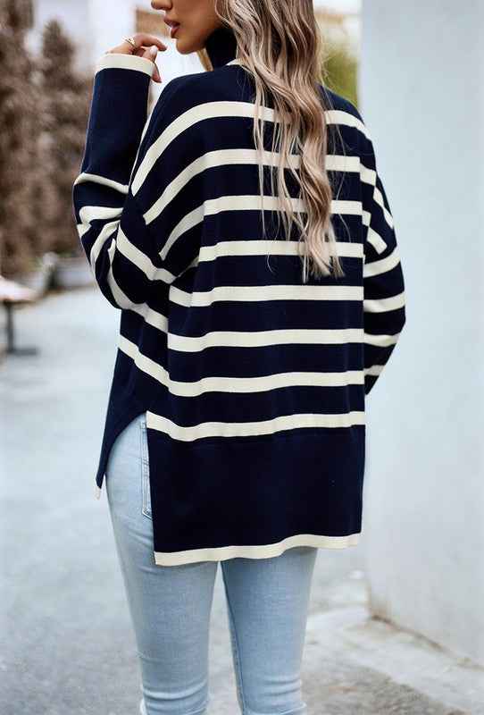 Women Mock Neck Sweater f5990705-2ba1-4b39-bd18-0f03db677e10