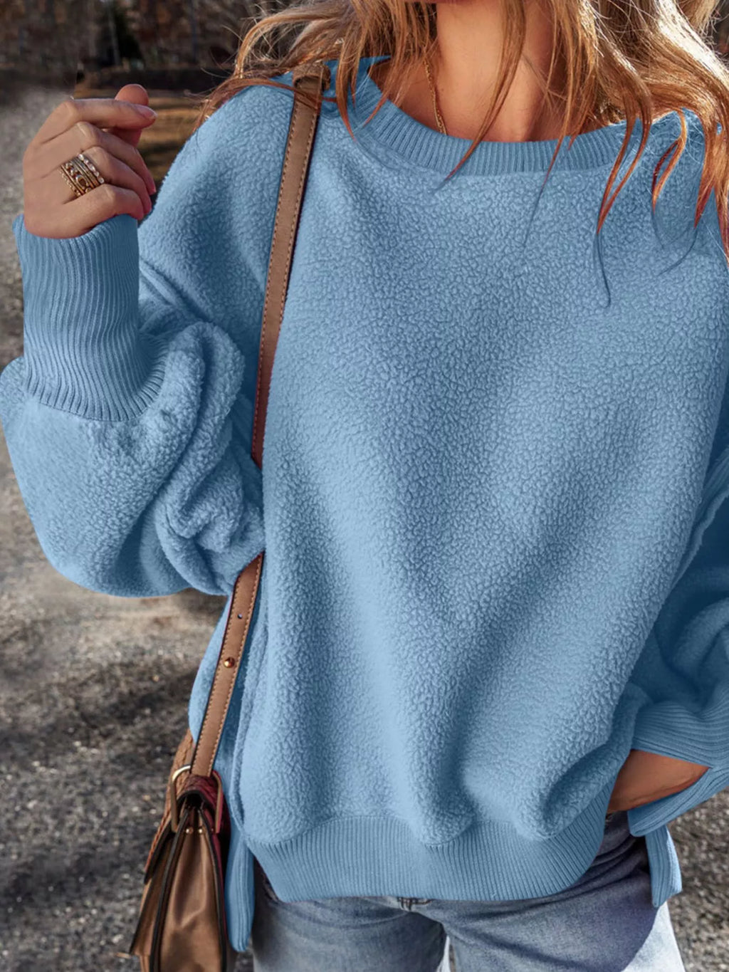 Round Neck Dropped Shoulder Sweatshirt f599e9cc-92a0-4b59-b0bd-ae29fc7d92ba-Max-Origin