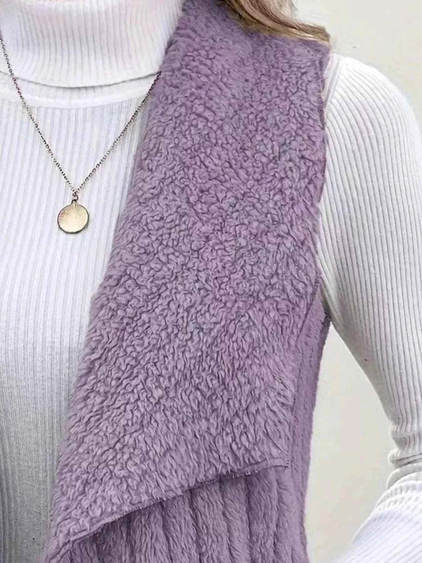 Cozy Fleece Open Front Vest Coat f59c2c38-ce79-483f-b1b8-e861587555d8-Max-Origin