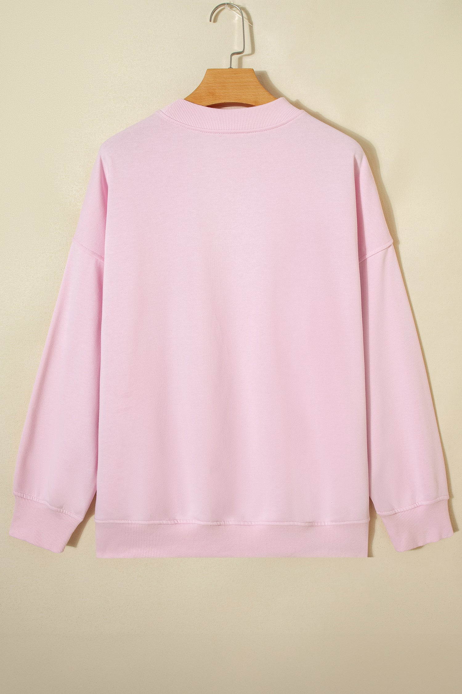 Light Pink Sweetheart Patchwork Oversize Sweatshirt f5a717ff67a22727
