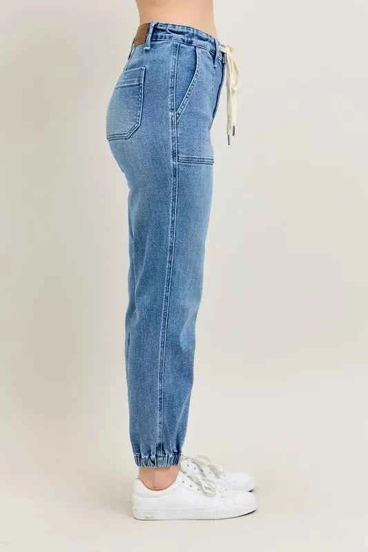 Full Size High Waist Denim Jogger Plus Size f5b45f0169b84c63907ffced0e7ffc60-Max-Origin