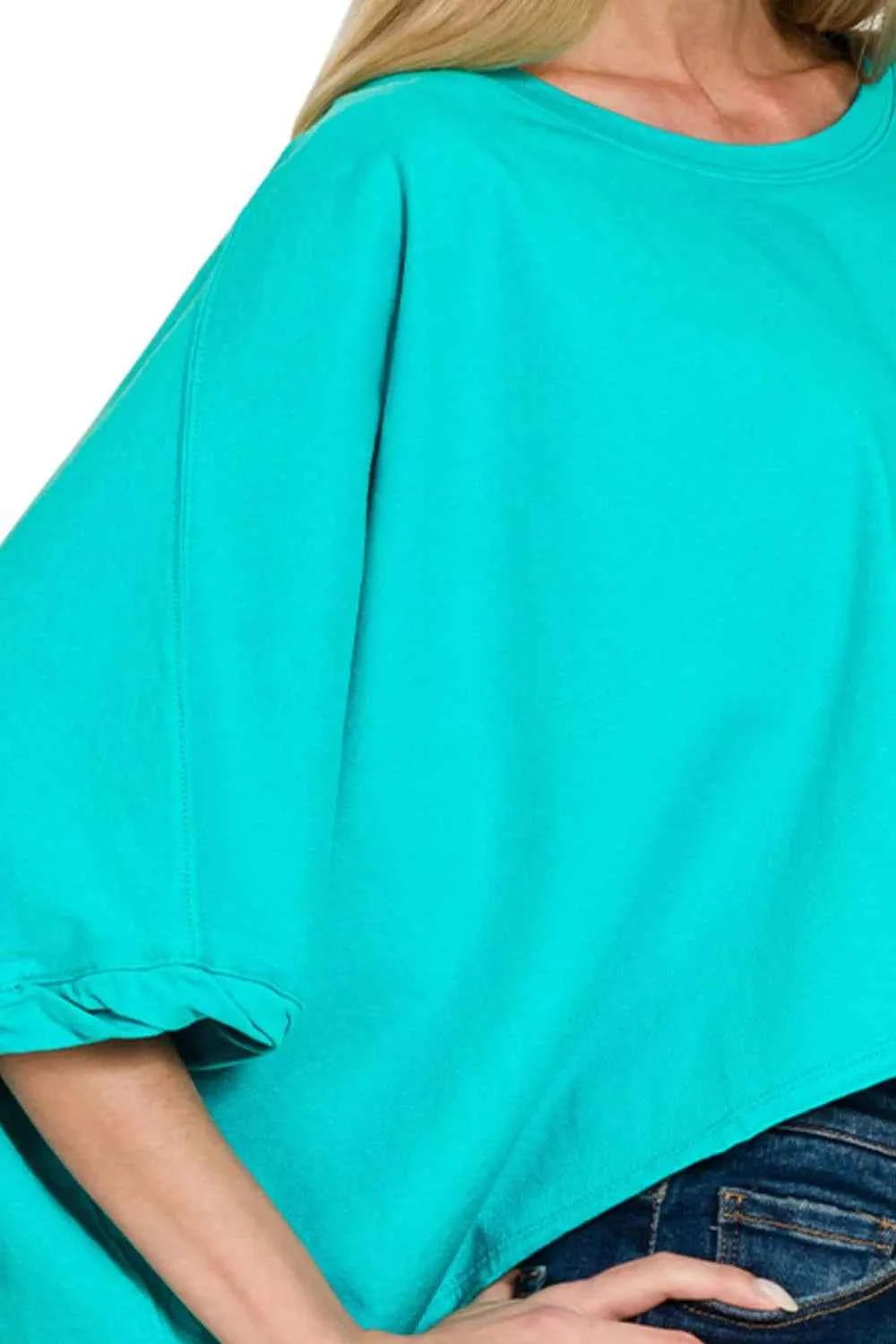 Zenana Premium Cotton Oversized Round Neck Box T-Shirt f5bbf47d-40d1-4bd1-9c24-cc0e117d75f5-Max-Origin