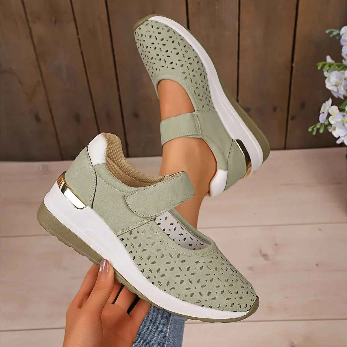 Breathable Wedge Sandals Green f5e0c721-c775-4e66-b425-f21ebd7da1bd-Max-Origin