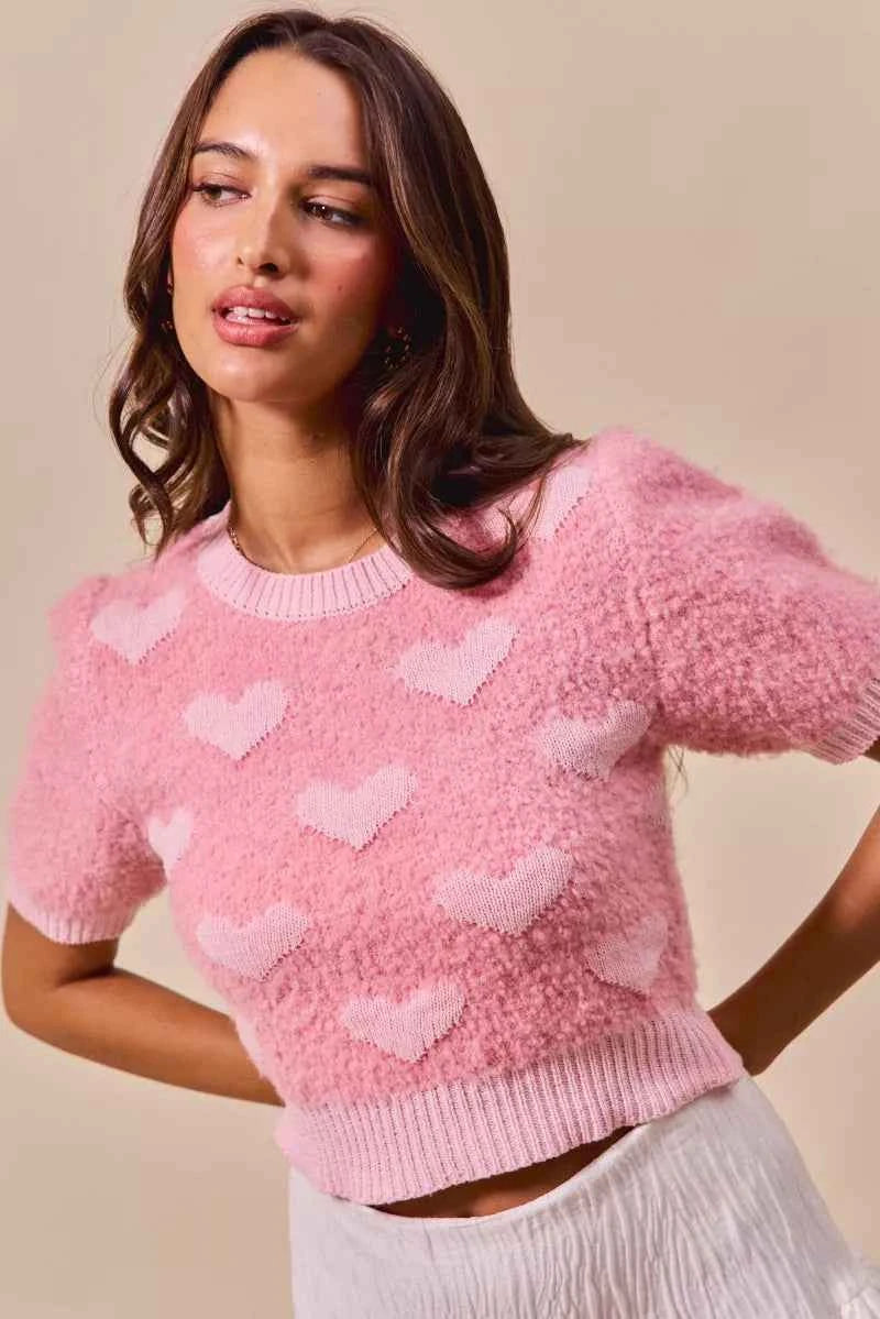 SO ME All Over Heart Valentine Cropped Sweater f5e57b6e048c49478ee47d5c2ae727c5-Max-Origin