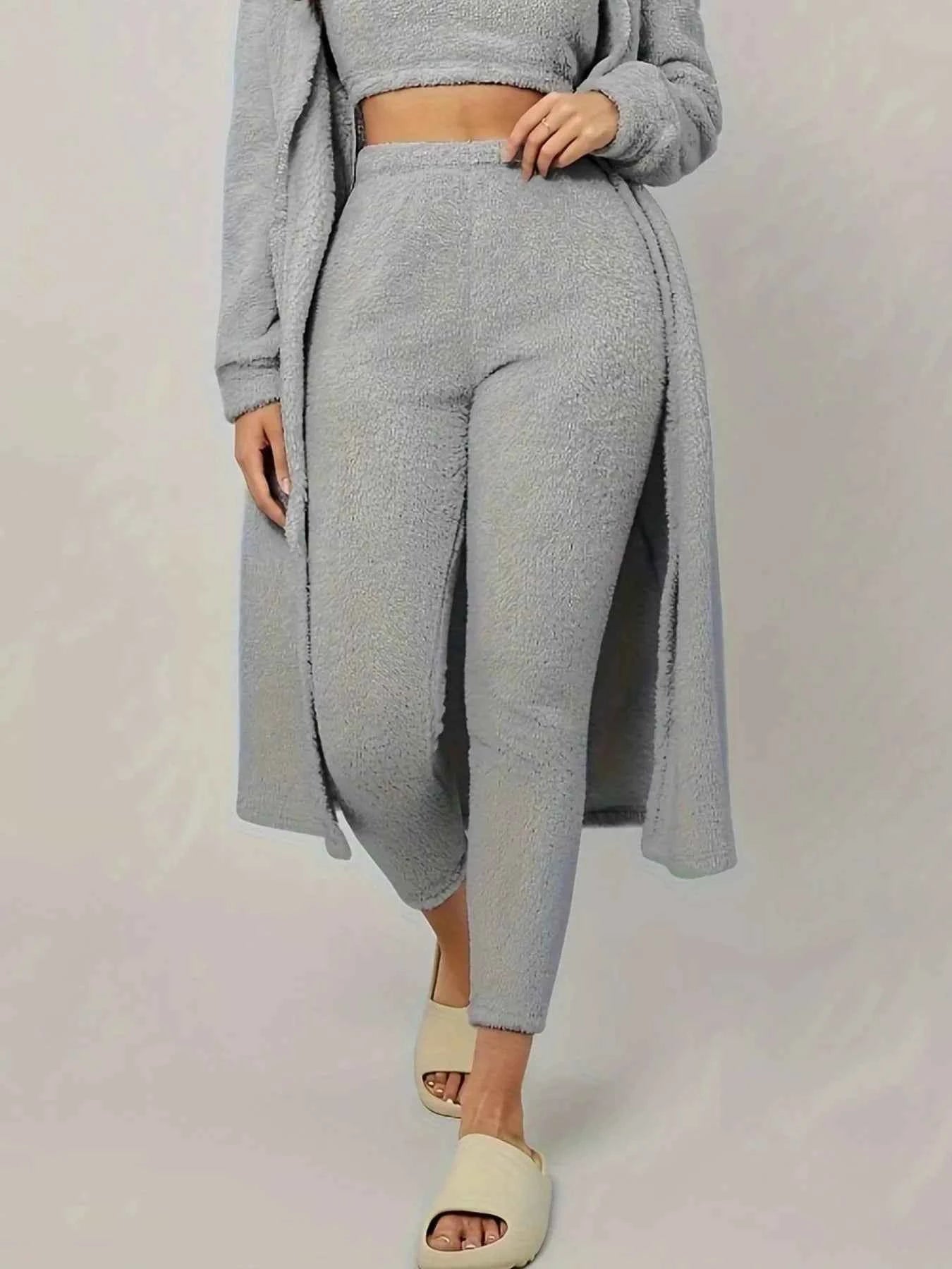 Fuzzy Tank Long Sleeve Cardigan and Pants 3-Piece Lounge Set f6133702-e6f3-4135-8bab-fbea0d80fcfd-Max-Origin