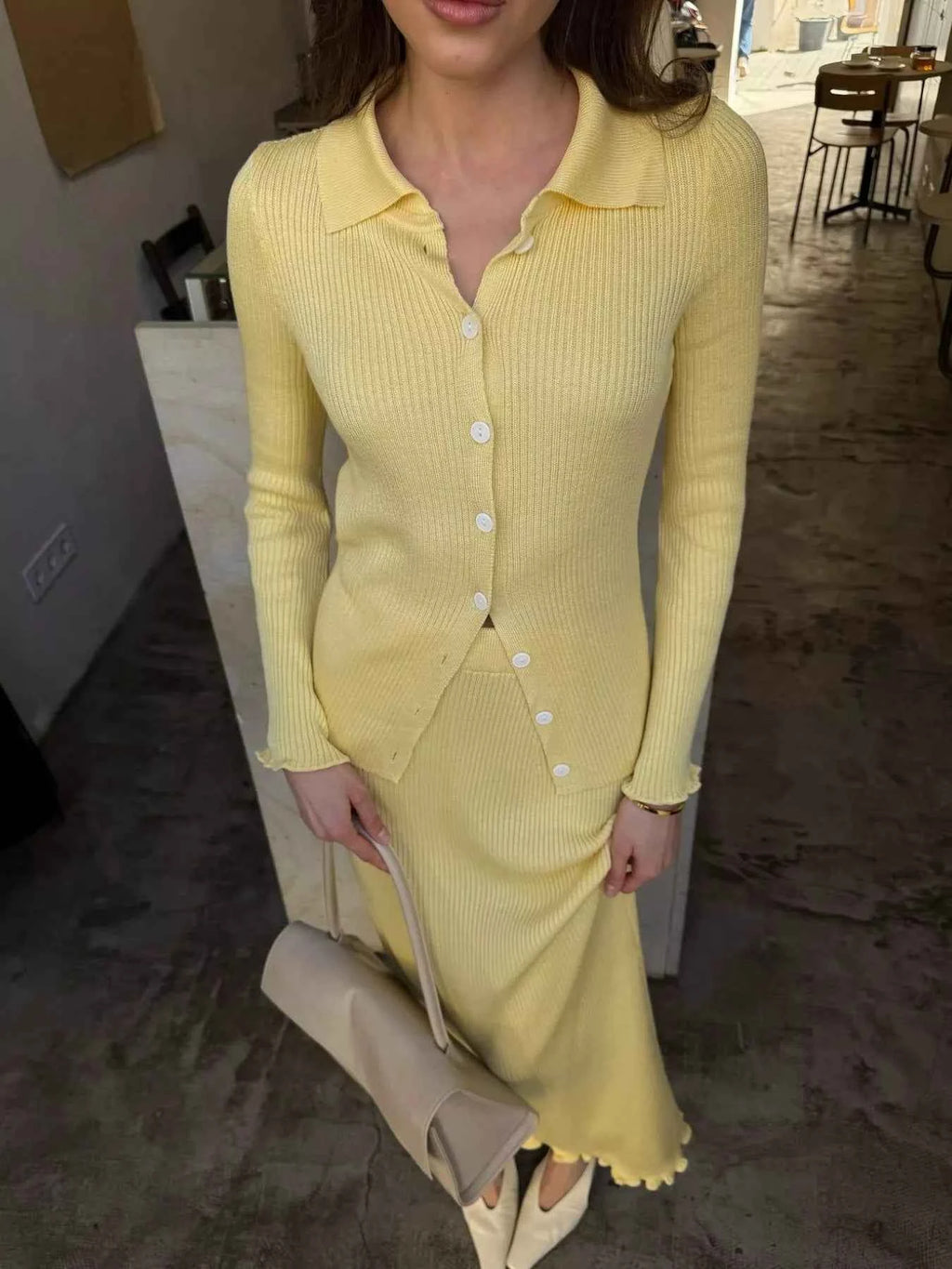 Button Up Knitted Cardigan and Skirt Set f6308870-34be-40a0-9005-771c67eb65fa-Max-Origin