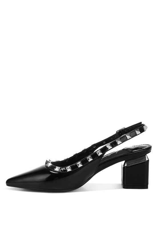 Hiral Stud Embellished Slingback Sandals f6441a90-3c8d-47de-aa9f-07c7c4a3c689_86e547d1-7d7c-475e-a835-7d2c0f2fd0b9