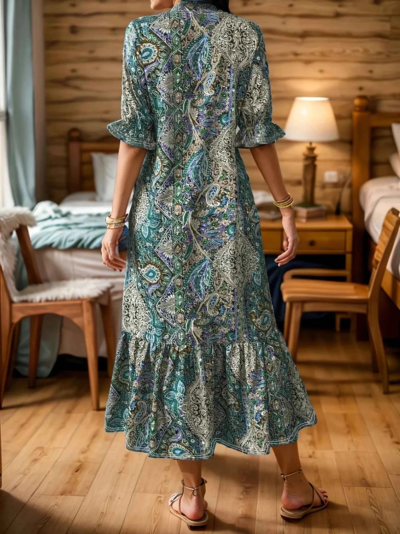 Full Size Bohemian Paisley Print Ruffle Hem Midi Dress Plus Size f679adf8b7e74ff1ae1e0c436609c12f-Max-Origin