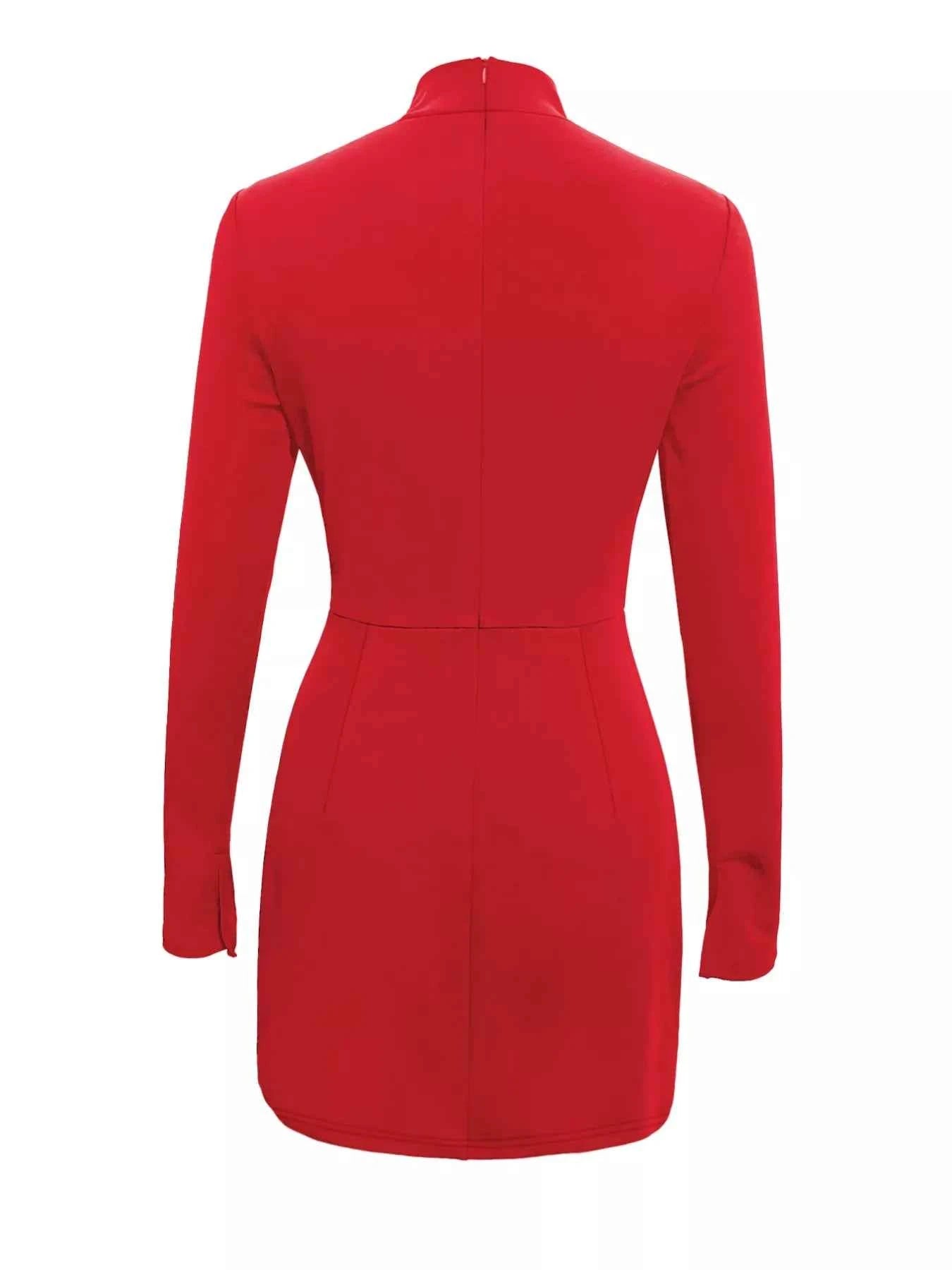 Mock Neck Long Sleeve Bodycon Dress f68be431-52e2-4019-b738-7ac946bbf350-Max-Origin