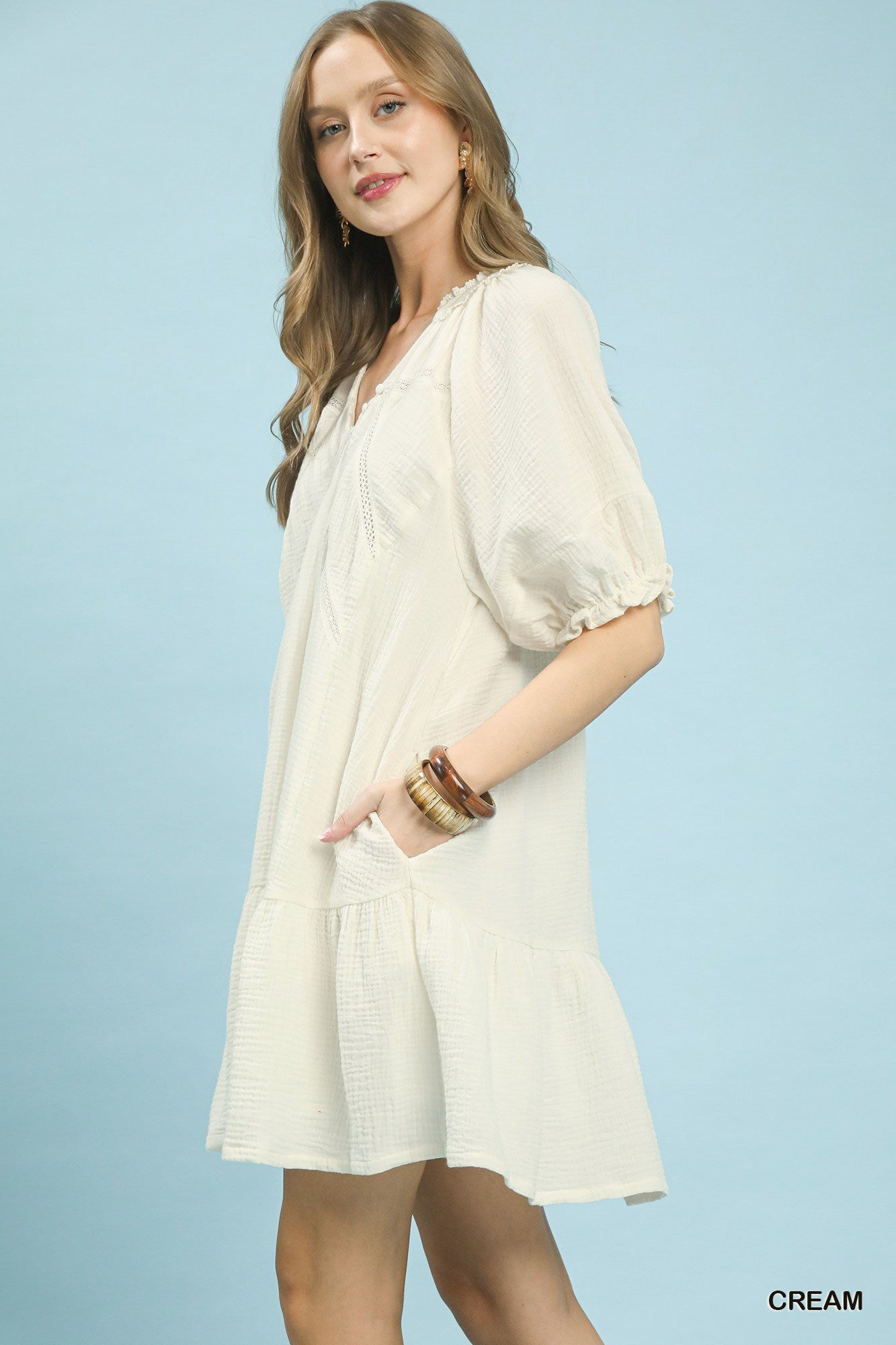 Umgee Cotton Gauze Mini Dress f6cc7a3a-aec4-4ae6-bbdd-4fcf97c0e05c-Max