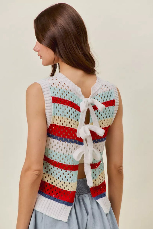 Tie Back Multi Stripe Sweater Knit Tank Top f6dafabc-aec1-425b-9434-a06dd951eb09-Max-Origin