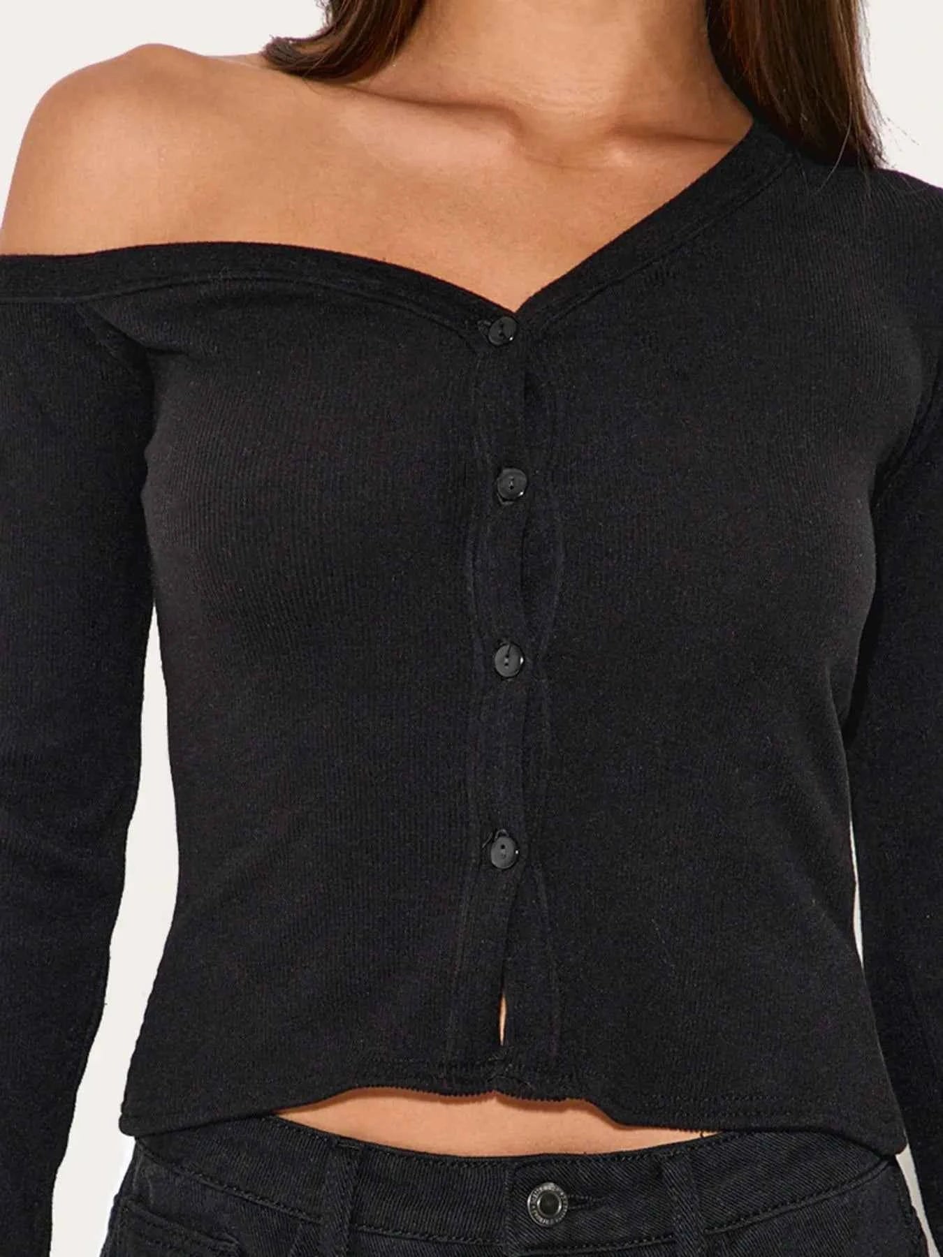 Asymmetrical Neck Button Up Cardigan f6fec690-72b9-4205-84d2-4290a1f943a6-Max-Origin