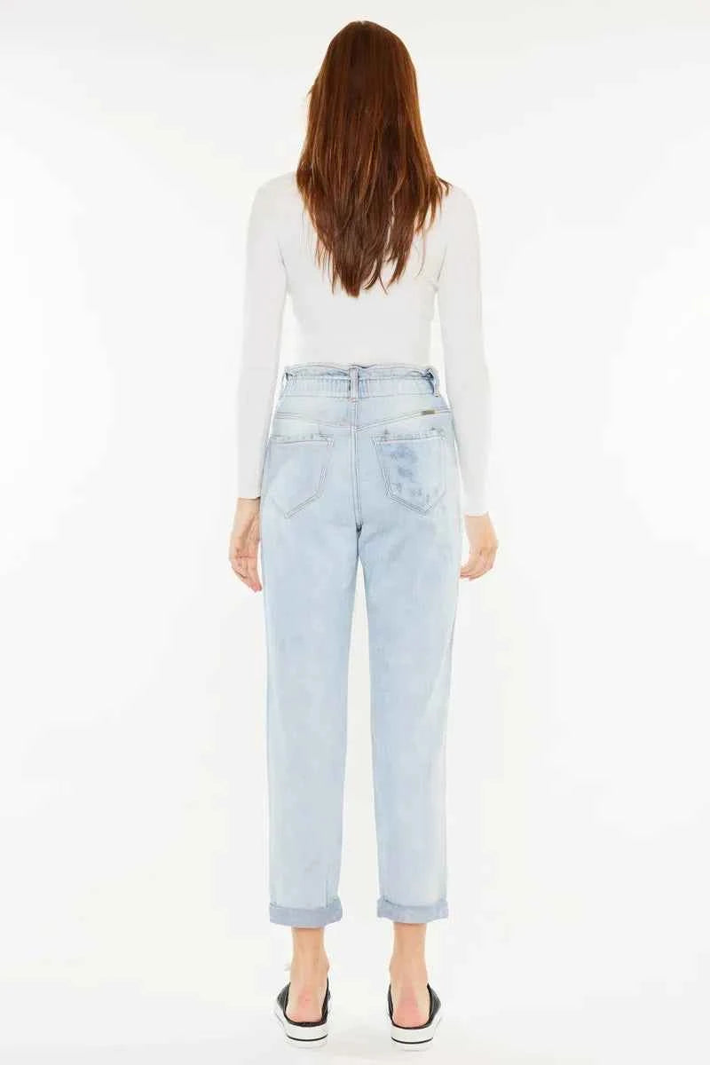 Kancan Open Pack Paperbag Mom Jeans f7024bead9c24c0081a34c7ffbd0b89b-Max-Origin