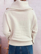 Striped Turtleneck Long Sleeve Sweater f72a356747484a949b23be2b64a235c1-Max-Origin