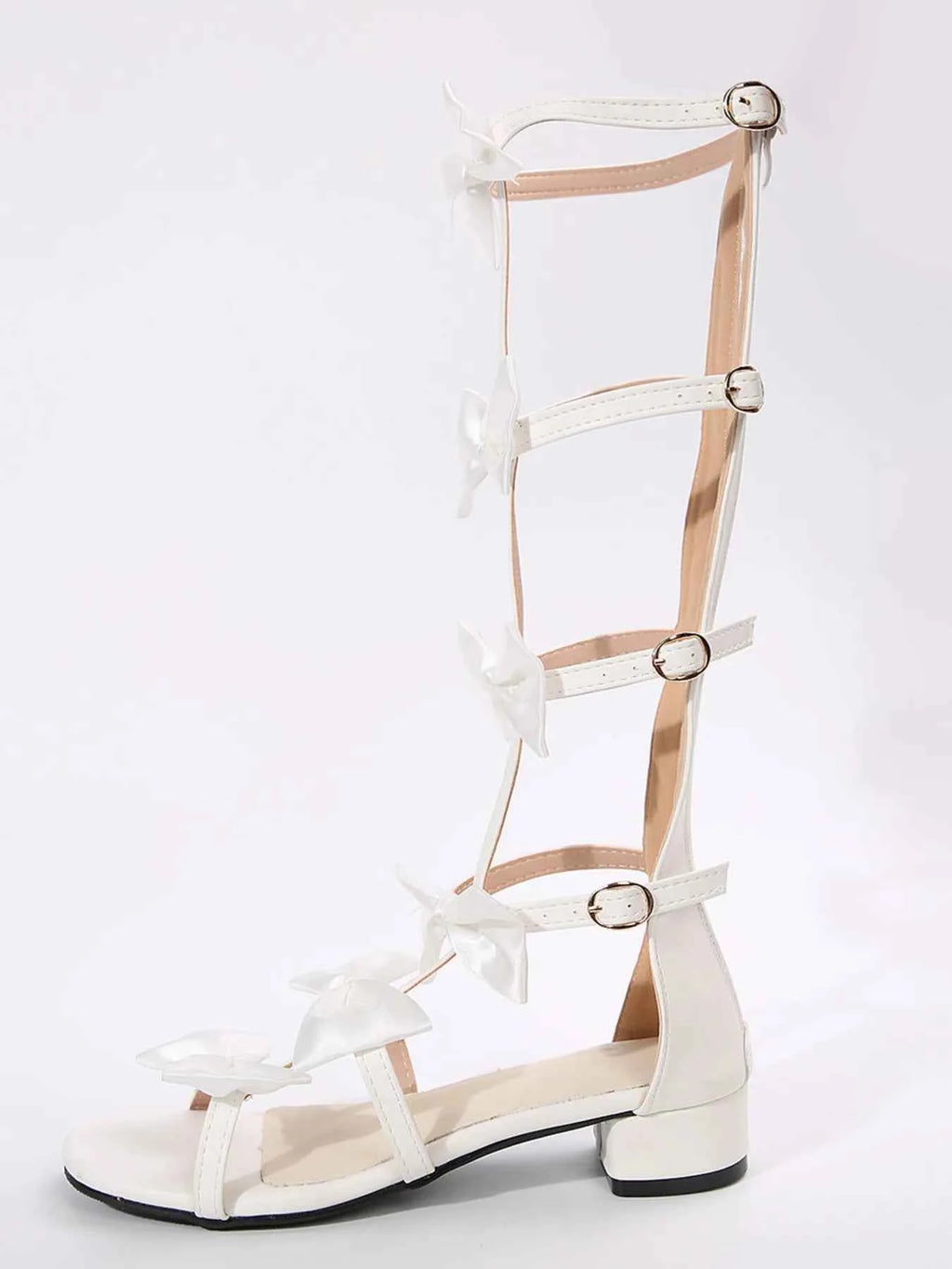Bow Low Heels Sandals f733a464cd02474caf59a988d04a118e-Max-Origin