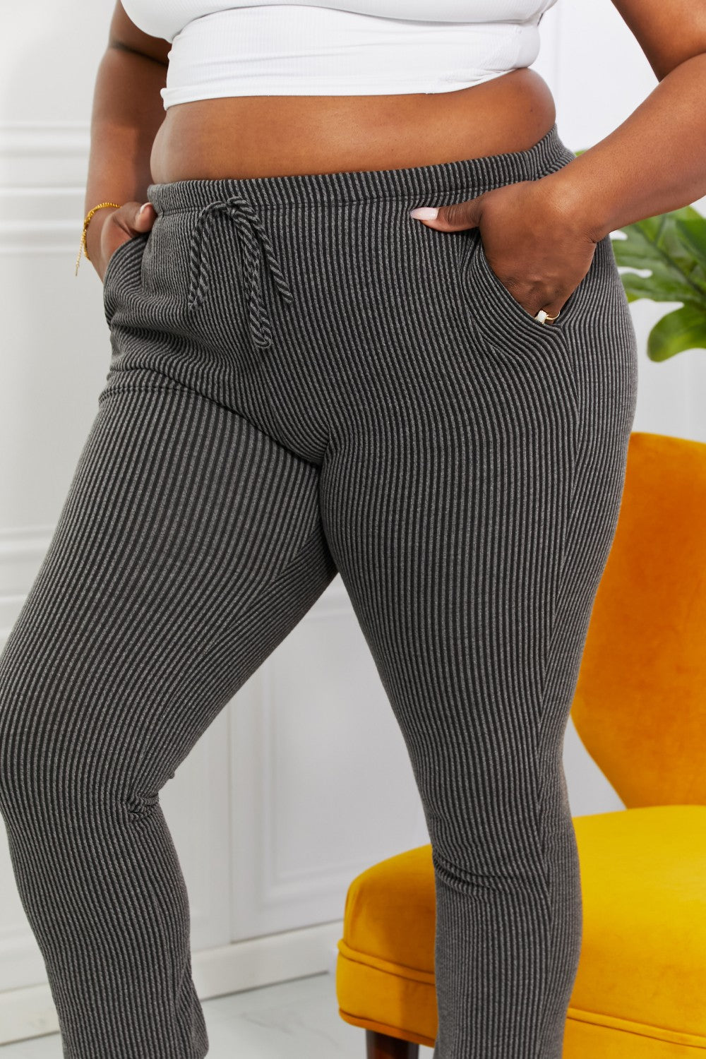 Blumin Apparel Full Size Easy Living Ribbed Joggers f73e99deb25c49709267b42f151eaa9e-Max