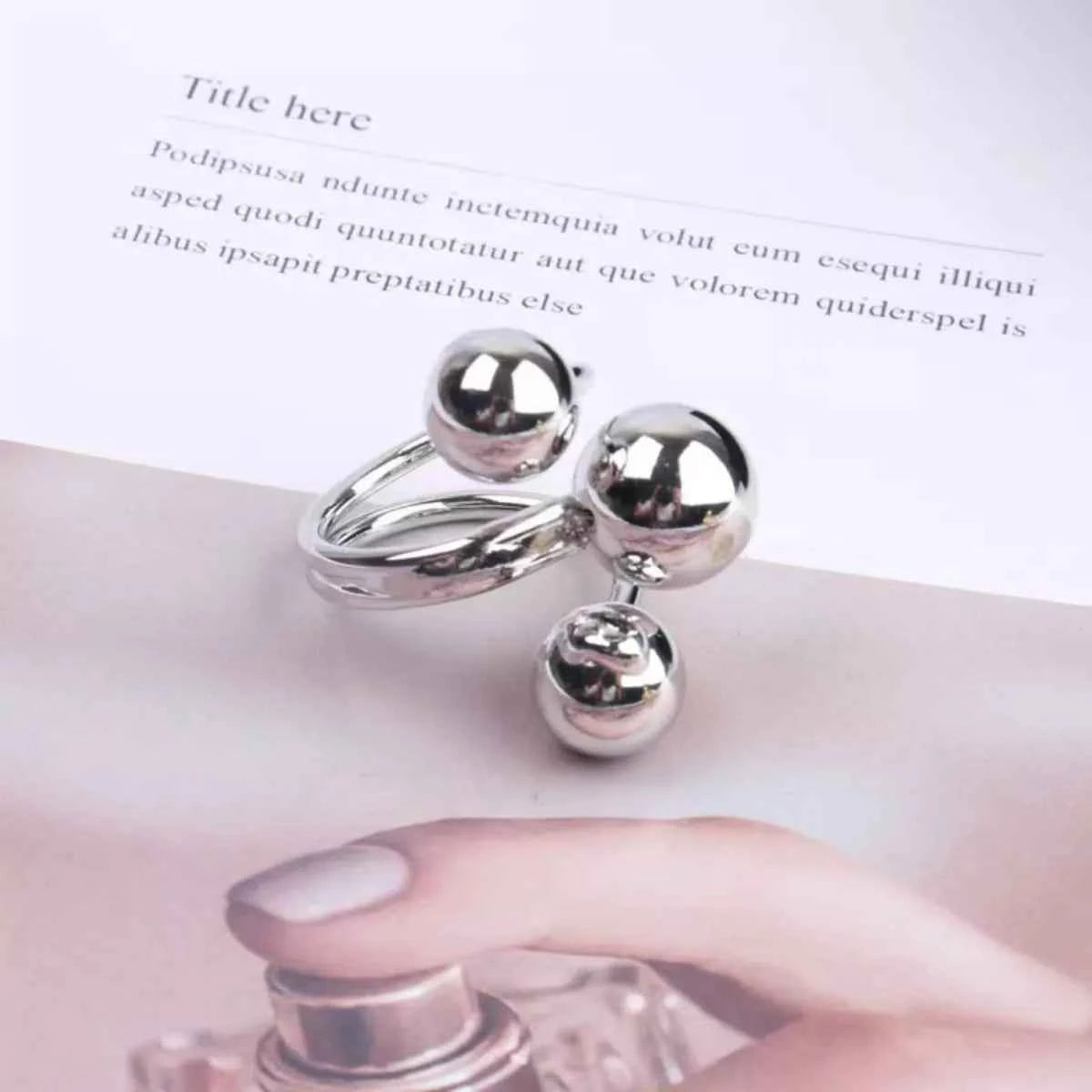 Multi Layered Ball Ring f749344e-4e0b-436d-b568-579a69171240-Max-Origin