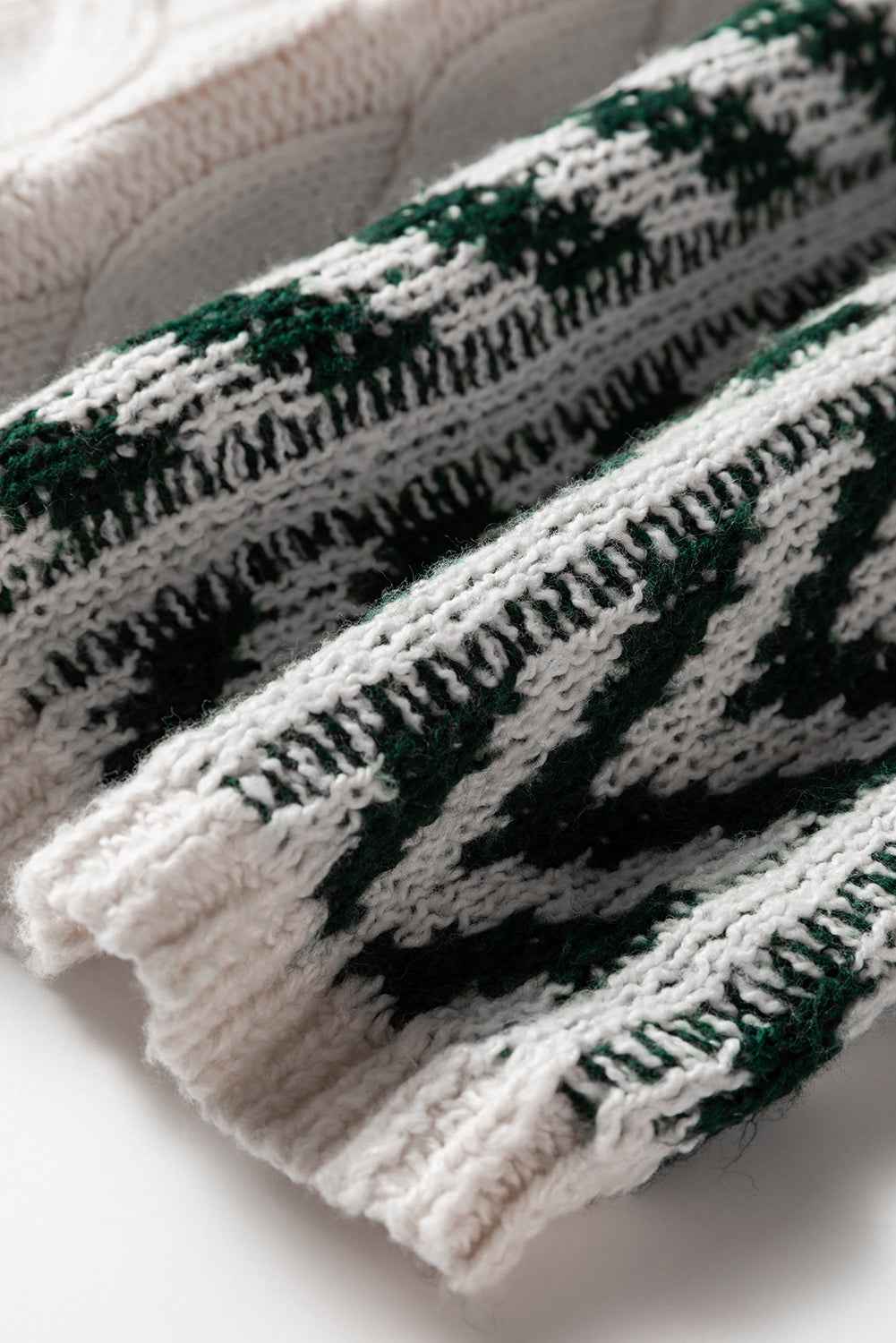 Brown Colorblock Patchwork Knotted Back Loose Fit Sweater f7502dcf06a8d1d1