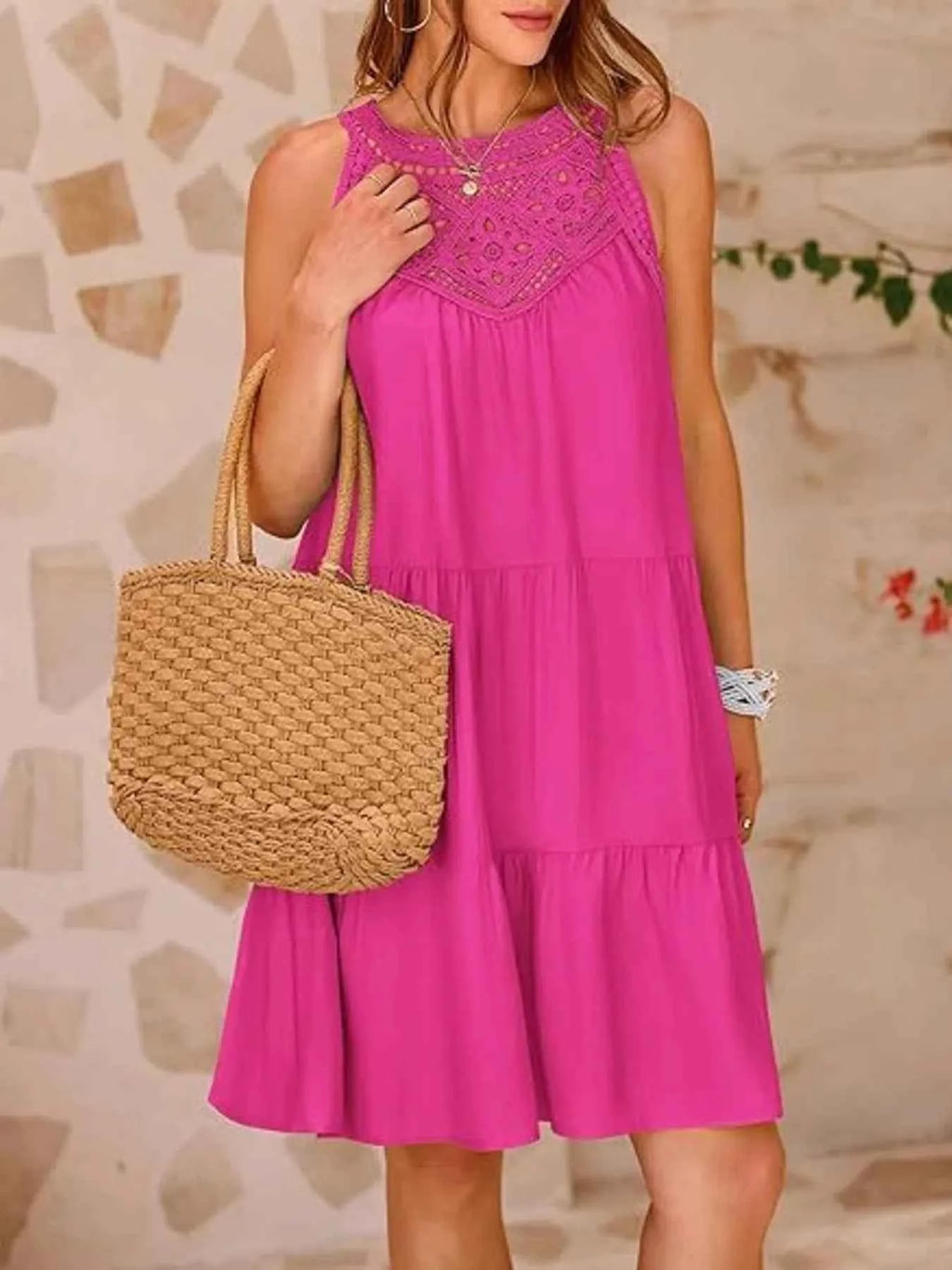Crochet Lace Tiered Summer Dress f75a47f598cd4d23b38df0b246a4c196-Max-Origin