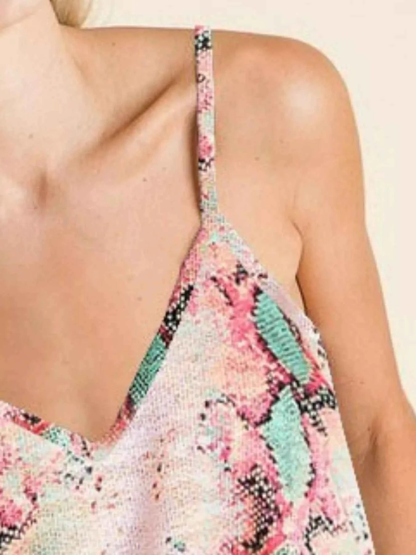 BiBi Snakeskin Low Gauge Sleeveless Top f7a48e7a-01f9-4b7f-8b01-ac68e79cdb0e-Max-Origin