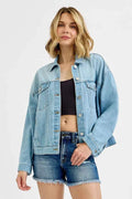 RISEN Washed Dropped Shoulder Denim Jacket LIGHT f7a8b34c99744a2083e3757e8eba379b-Max-Origin