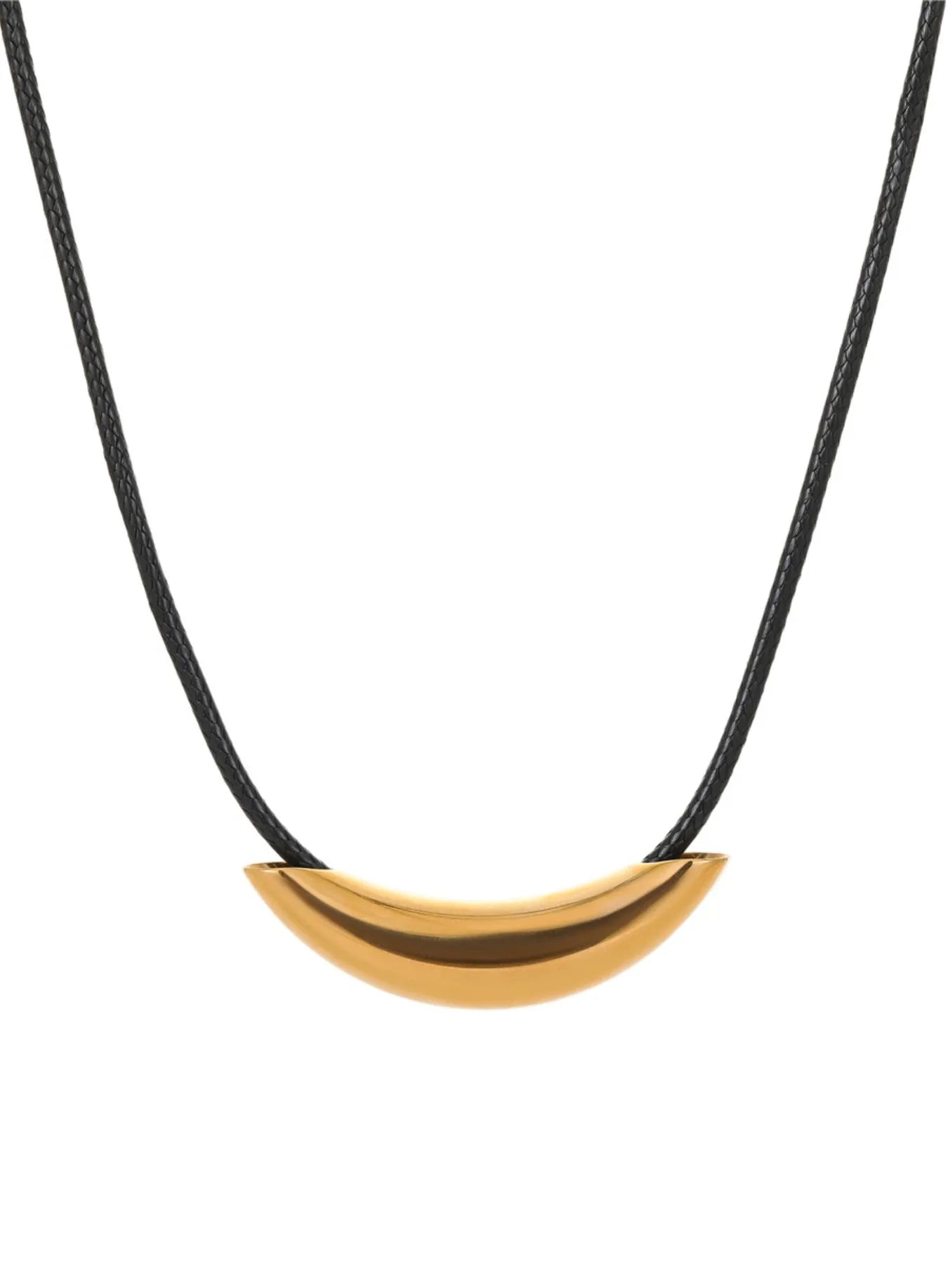 Stainless Steel Curved Bar Necklace with Leather Rope f7aa7130-33e8-4f25-aa65-76b285dd36be-Max-Origin