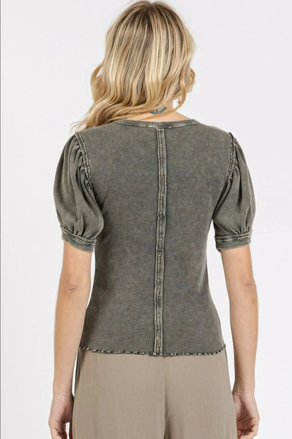 Mittoshop Mineral Wash Puff Sleeve Rib Knit Top f7c84f95-0f92-43ca-8cc8-ed0df691afc7-Max